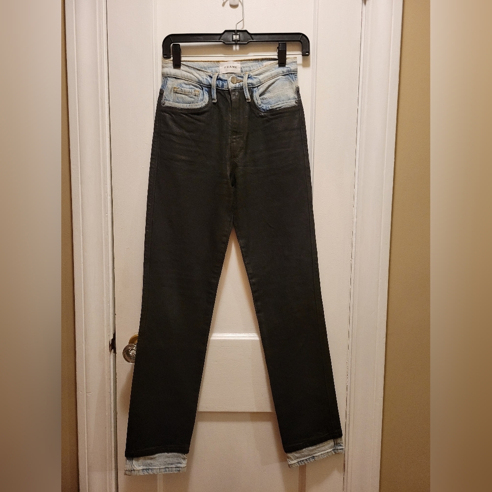 Frame Jeans Two Tone Ankle Length Jeans Womens Size 24